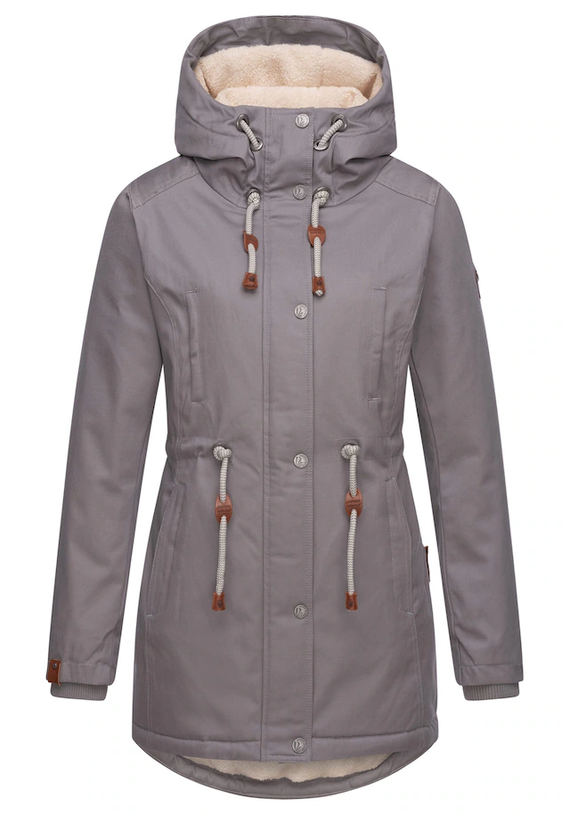 Navahoo Winterjacke »Ireliaa« mit warmen Teddyfell