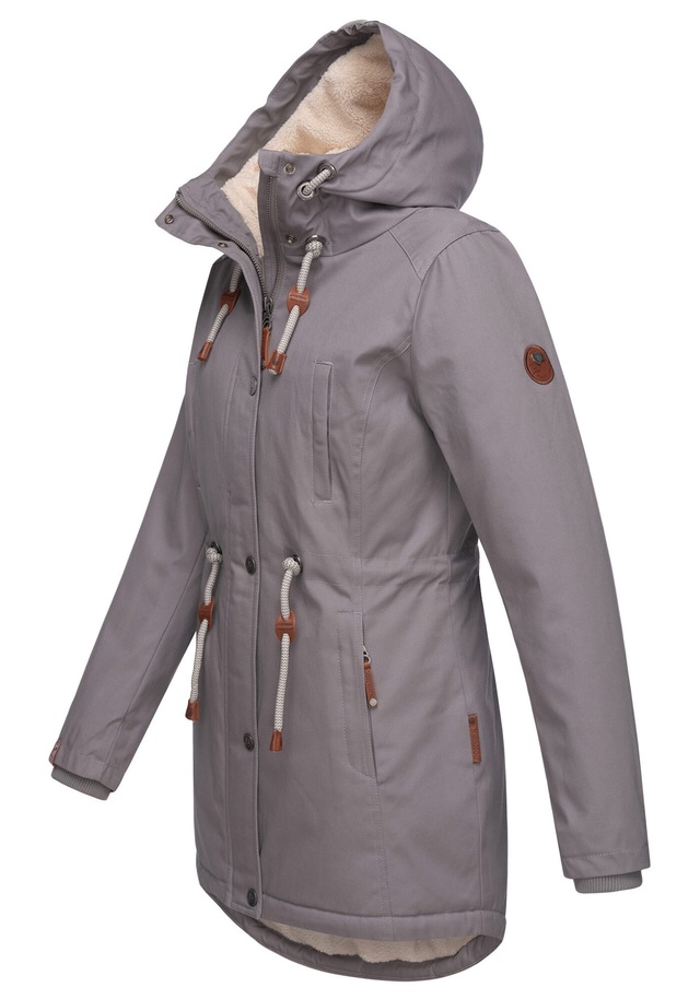 Navahoo Winterjacke »Ireliaa« mit warmen Teddyfell