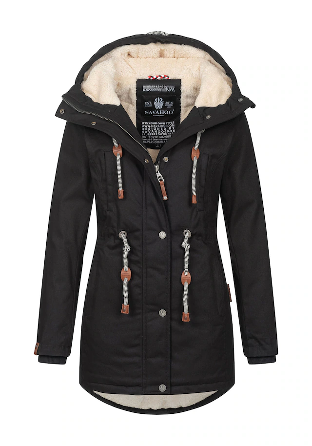 Navahoo Winterjacke »Ireliaa« mit warmen Teddyfell