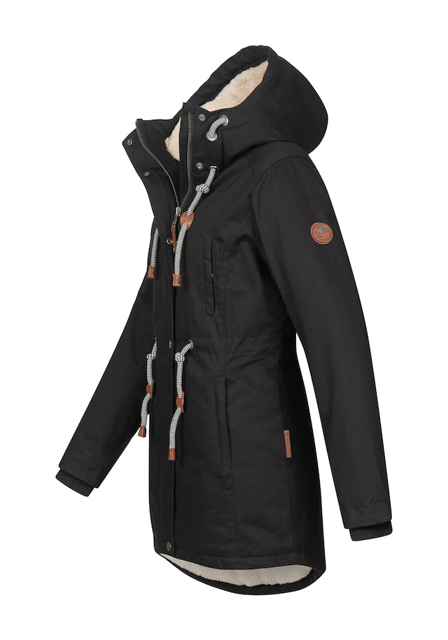 Navahoo Winterjacke »Ireliaa« mit warmen Teddyfell