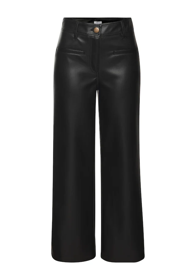 LASCANA Lederimitathose in gerader Form, Kunstleder, festlich, modern