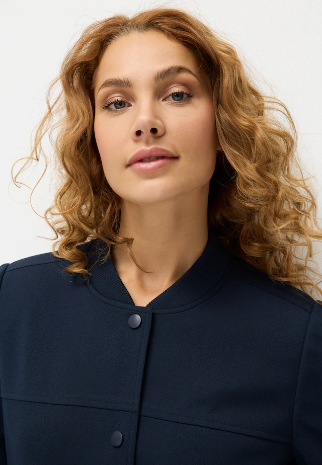 LASCANA Bomberjacke »mit Druckknöpfen und Rippstrickbündchen« leichte Kurzjacke, lässige Übergangsjacke, sportlich-chic