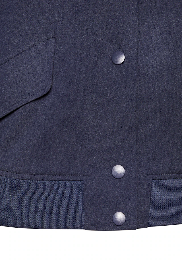 LASCANA Bomberjacke »mit Druckknöpfen und Rippstrickbündchen« leichte Kurzjacke, lässige Übergangsjacke, sportlich-chic