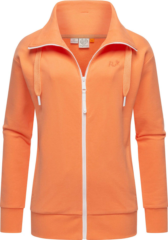 Ragwear Sweatjacke »Shocky« sportliche Damen Zip-Hoodie mit Kordeln
