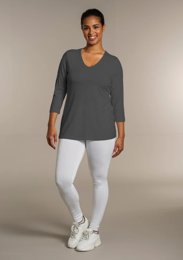 SANDGAARD 3/4-Arm-Shirt mit 3/4-Ärmeln