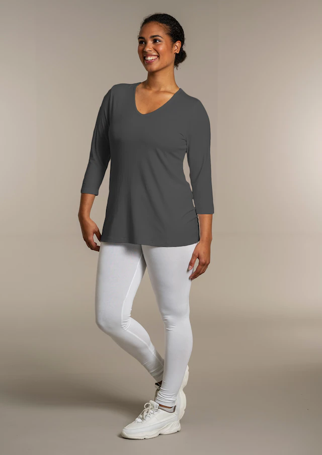 SANDGAARD 3/4-Arm-Shirt mit 3/4-Ärmeln
