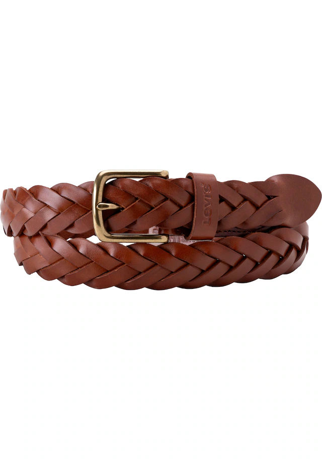 Levi's® Ledergürtel »LEATHER BRAID« Unisex