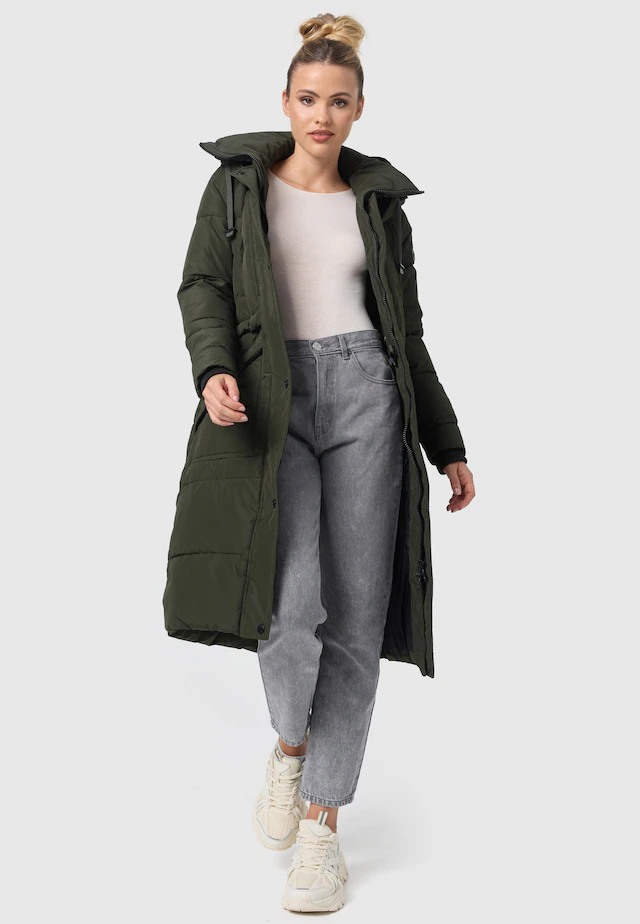 Marikoo Winterjacke »Ayumii« mit hohem Stehkragen