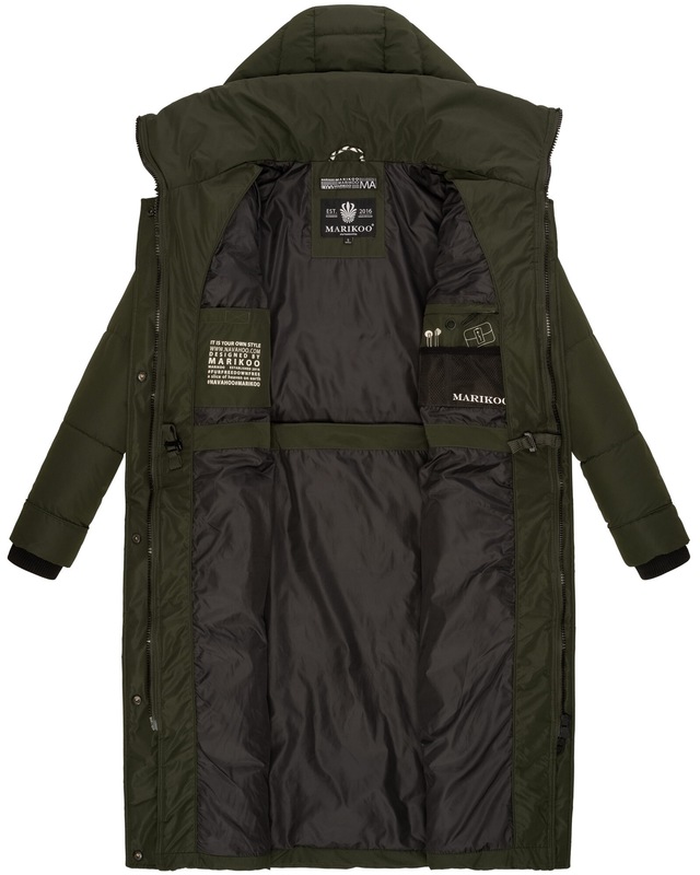 Marikoo Winterjacke »Ayumii« mit hohem Stehkragen