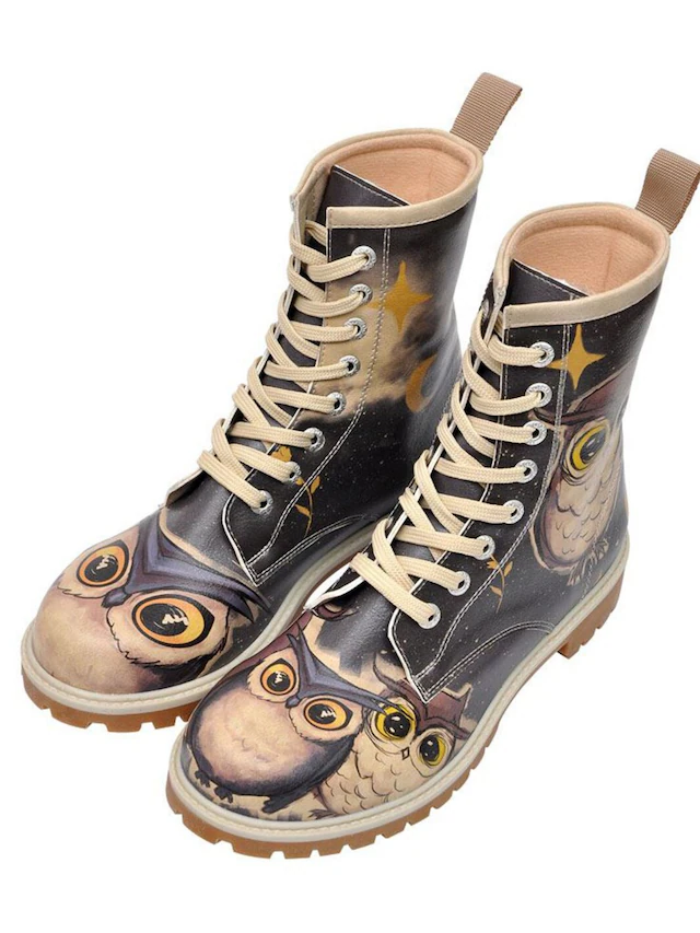 DOGO Schnürboots »Longe Boots Schnürstiefel It Wasn't Me Damen Stiefeletten,« Handgefertigt