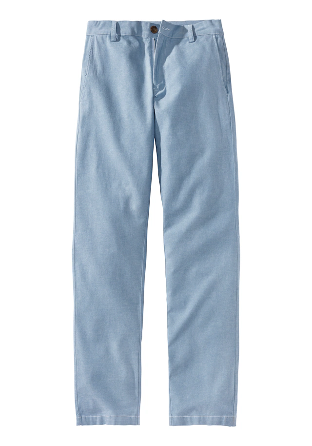 John Devin Chinohose »Regular-fit, lange Oxford Hose« aus elastischer Baumwoll-Qualität, in 3 Längen: 30 & 32 & 34