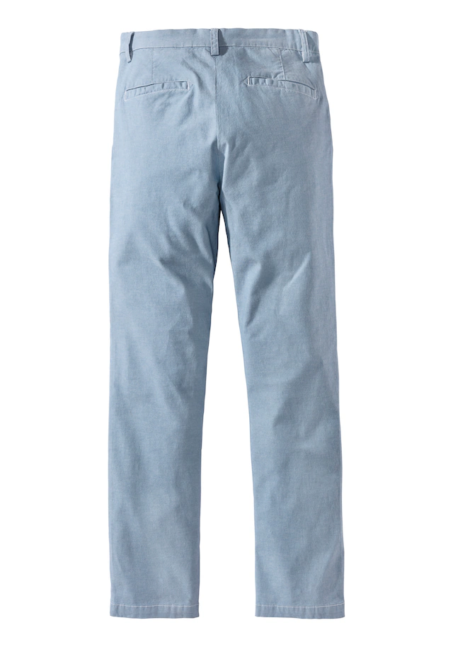 John Devin Chinohose »Regular-fit, lange Oxford Hose« aus elastischer Baumwoll-Qualität, in 3 Längen: 30 & 32 & 34