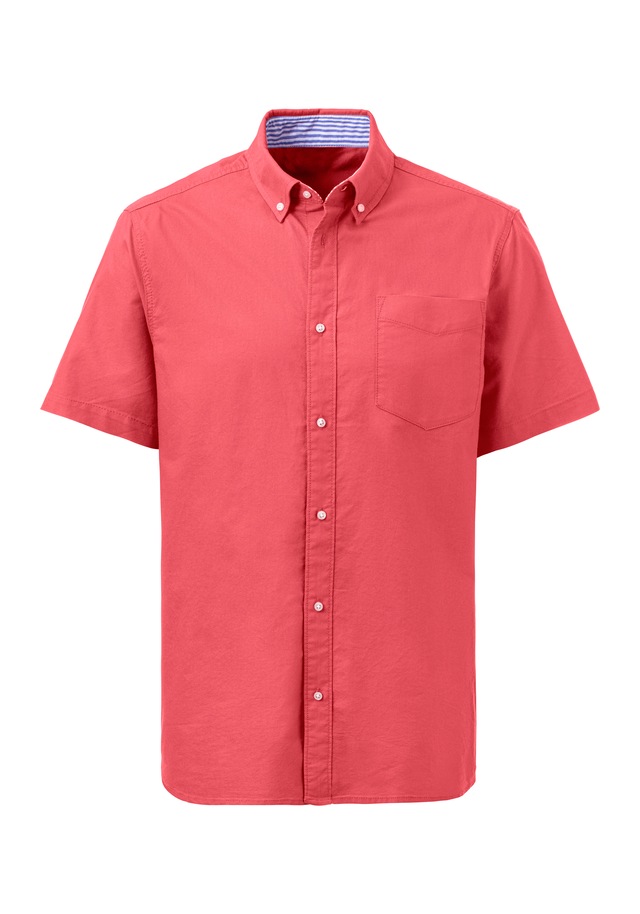 H.I.S Kurzarmhemd »regular-fit« mit Button-down-Kragen, reine Baumwolle