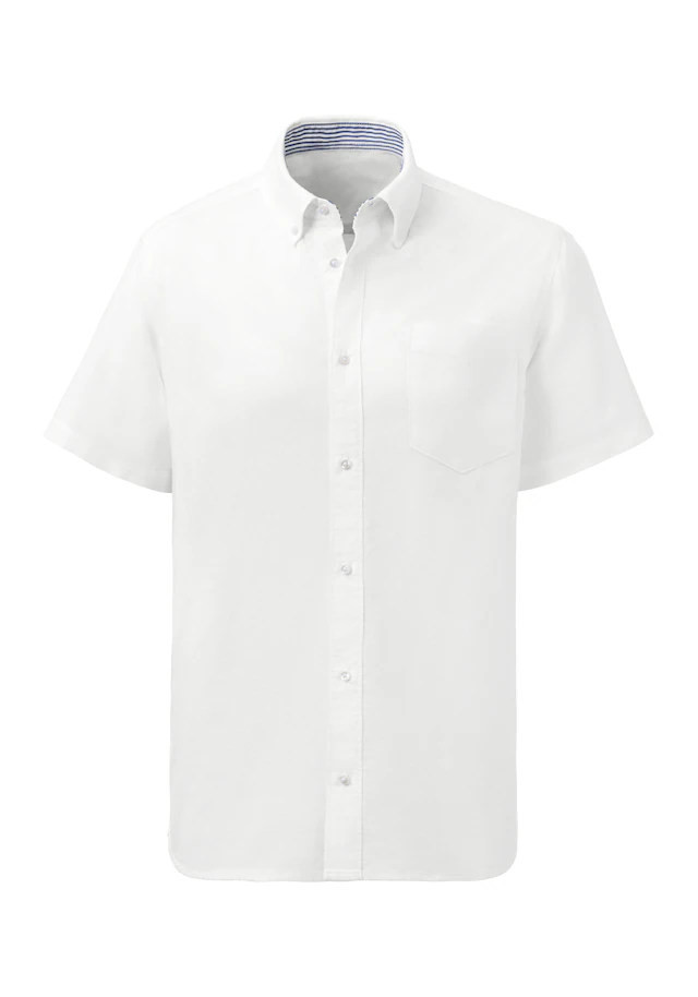 H.I.S Kurzarmhemd »regular-fit« mit Button-down-Kragen, reine Baumwolle