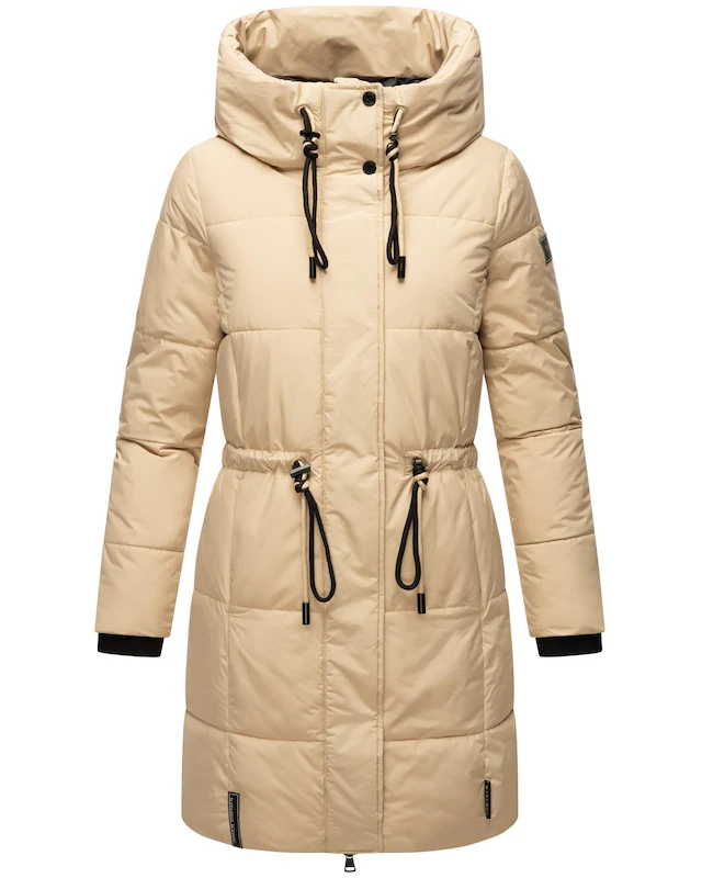 Navahoo Steppmantel »Zuckertatze XIV« Stylischer Winterparka mit verstellbarer Kapuze