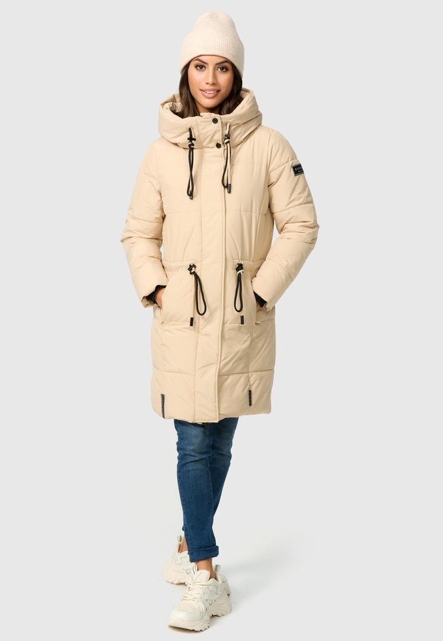 Navahoo Steppmantel »Zuckertatze XIV« Stylischer Winterparka mit verstellbarer Kapuze