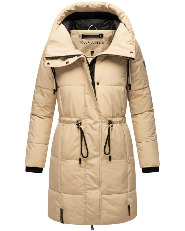 Navahoo Steppmantel »Zuckertatze XIV« Stylischer Winterparka mit verstellbarer Kapuze