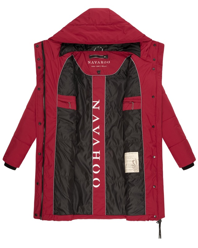 Navahoo Steppmantel »Zuckertatze XIV« Stylischer Winterparka mit verstellbarer Kapuze