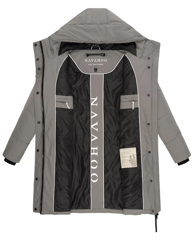 Navahoo Steppmantel »Zuckertatze XIV« Stylischer Winterparka mit verstellbarer Kapuze
