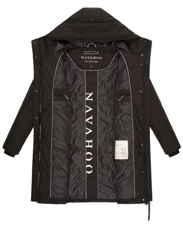 Navahoo Steppmantel »Zuckertatze XIV« Stylischer Winterparka mit verstellbarer Kapuze