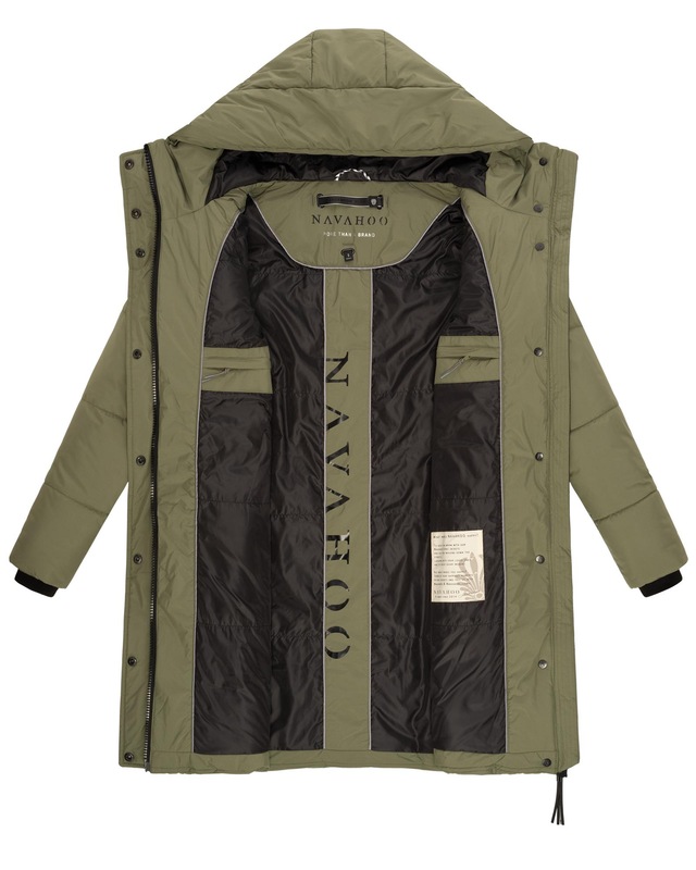 Navahoo Steppmantel »Zuckertatze XIV« Stylischer Winterparka mit verstellbarer Kapuze