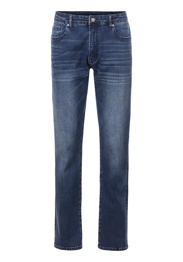 John Devin 5-Pocket-Jeans »Straight-fit Jeans« aus elastischer Denim-Qualität, in 3 Längen: 30 & 32 & 34
