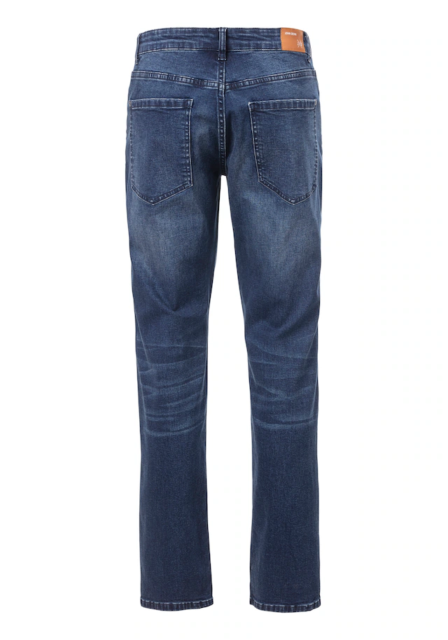 John Devin 5-Pocket-Jeans »Straight-fit Jeans« aus elastischer Denim-Qualität, in 3 Längen: 30 & 32 & 34