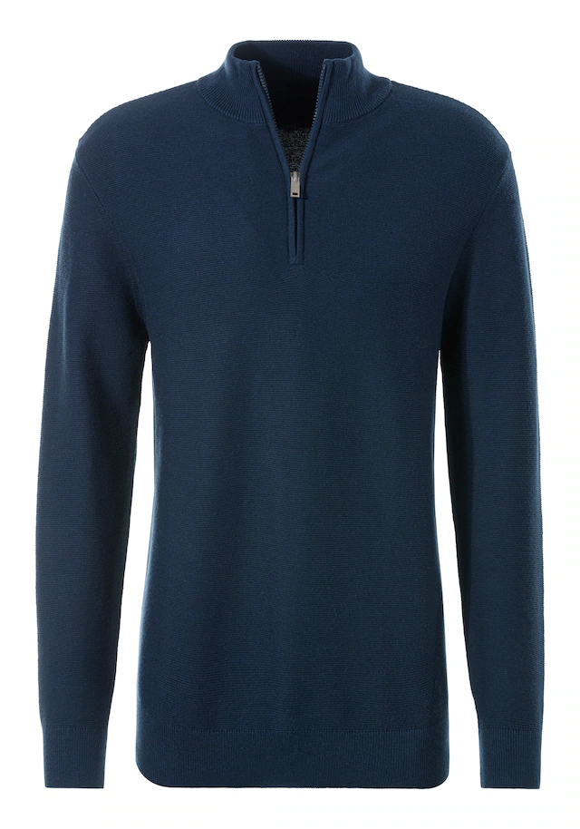AUTHENTIC LE JOGGER Troyer Pullover mit Stehkragen und Reißverschluss