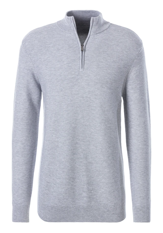 AUTHENTIC LE JOGGER Troyer Pullover mit Stehkragen und Reißverschluss
