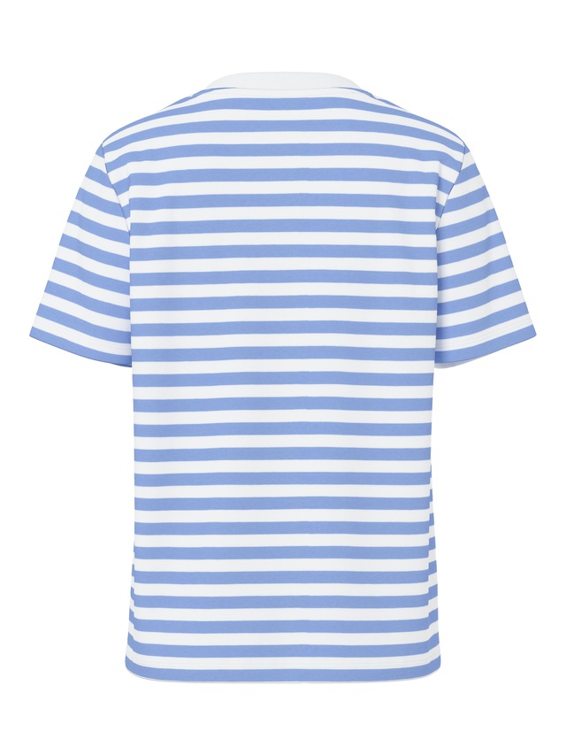 pieces Kurzarmshirt »PCRIA SS TEE STRIPES NOOS BC« Baumwolle, regular fit
