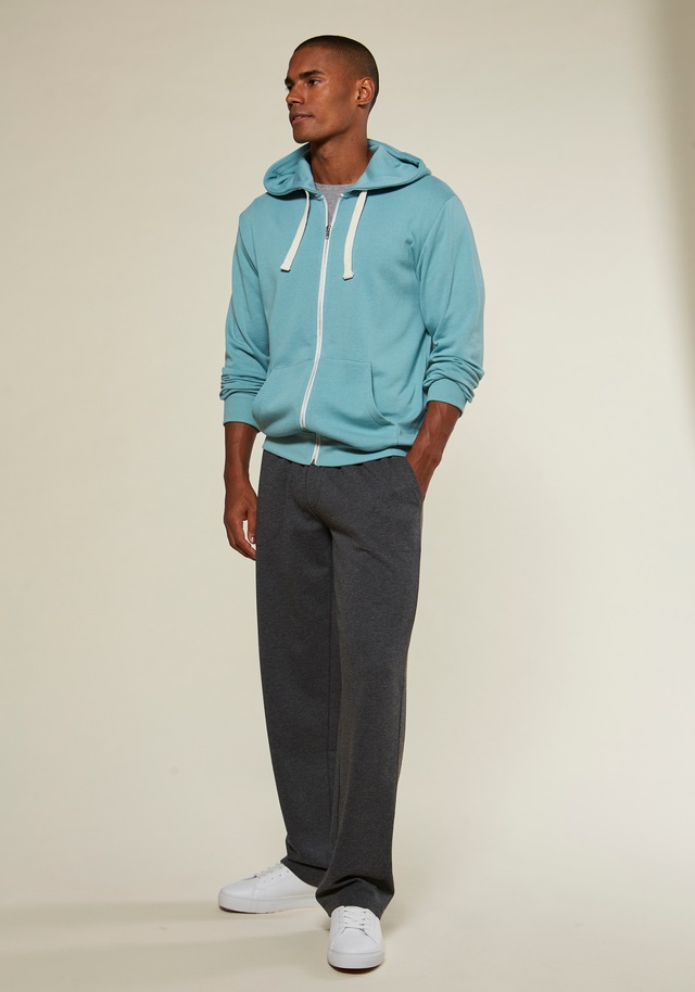 KangaROOS Kapuzensweatjacke mit Kapuze, kontrast Zipper und kontrast Bänder