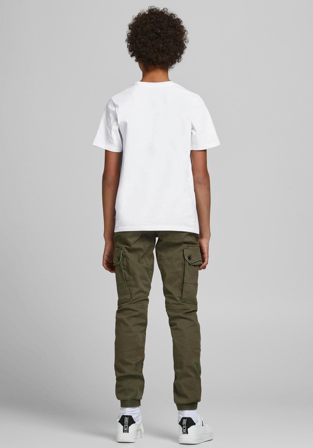 Jack & Jones Junior Rundhalsshirt »JJEORGANIC figurbetont, atmungsaktiv, kombinierbar« unifarben, casual, slim fit, Jersey, Rundhals
