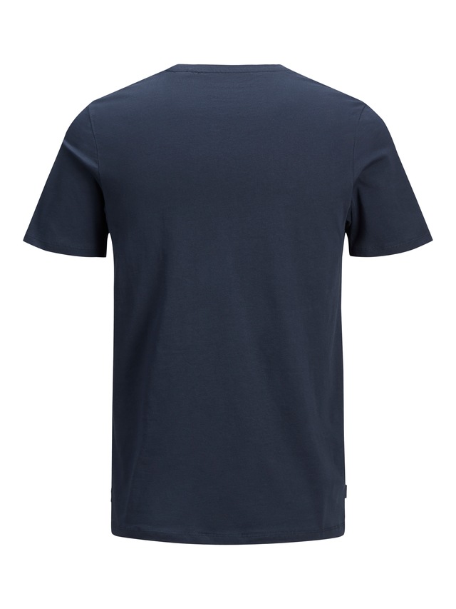 Jack & Jones Junior Rundhalsshirt »JJEORGANIC figurbetont, atmungsaktiv, kombinierbar« unifarben, casual, slim fit, Jersey, Rundhals
