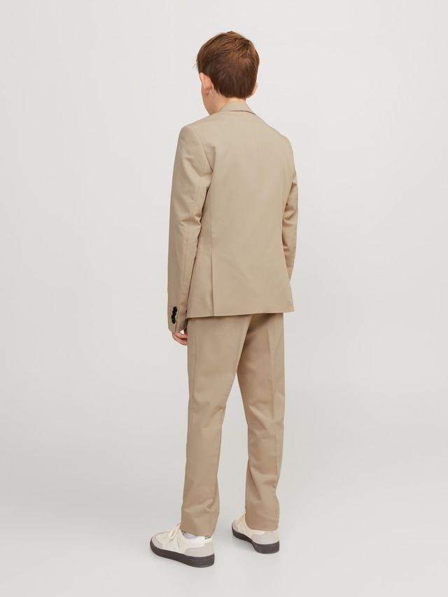 Jack & Jones Junior Anzughose »JPRSOLAR elastisch, pflegeleicht, komfortabel« unifarben, modisch, slim fit, Web
