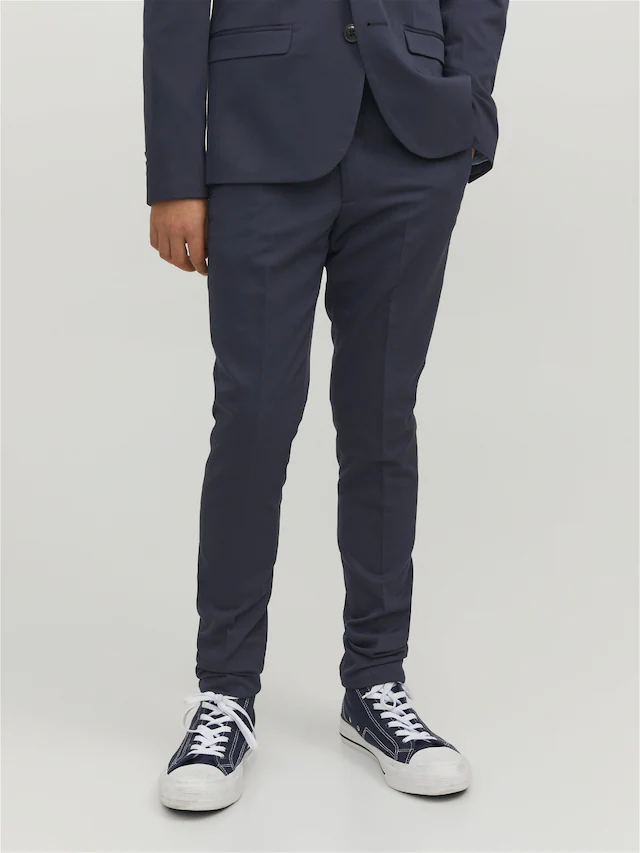 Jack & Jones Junior Anzughose »JPRSOLAR elastisch, pflegeleicht, komfortabel« unifarben, modisch, slim fit, Web