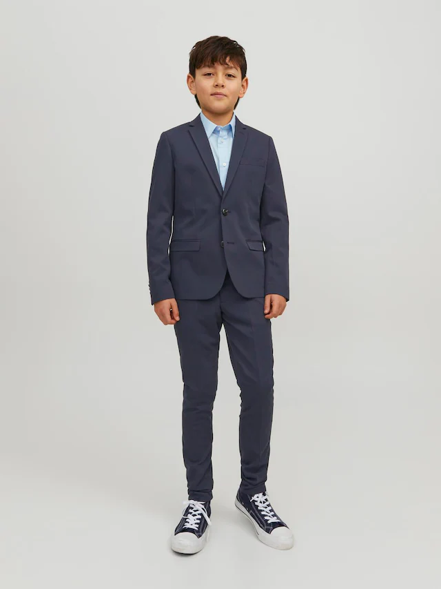 Jack & Jones Junior Anzughose »JPRSOLAR elastisch, pflegeleicht, komfortabel« unifarben, modisch, slim fit, Web