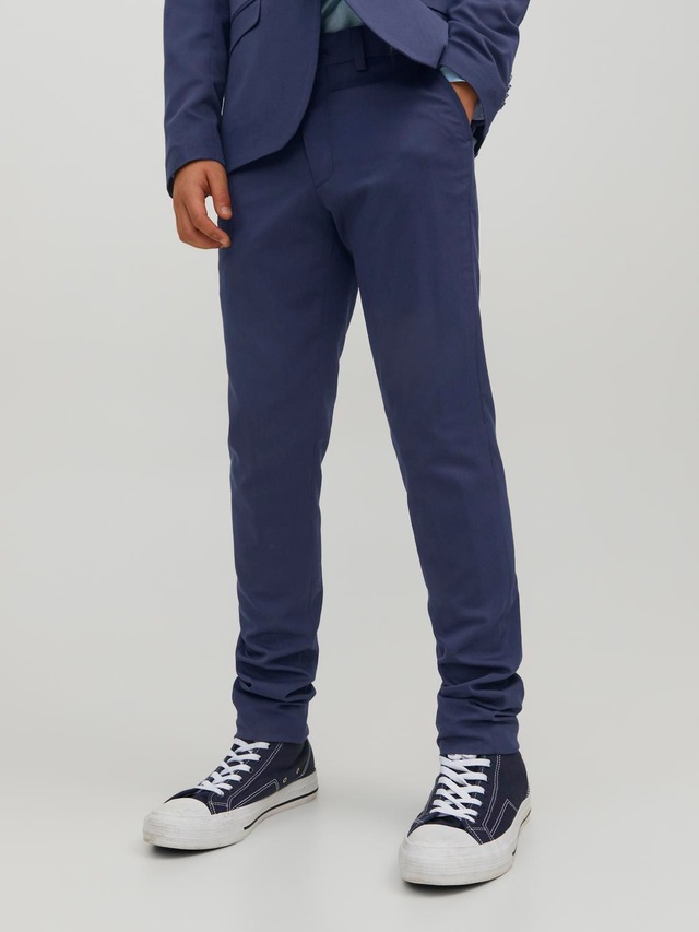 Jack & Jones Junior Anzughose »JPRSOLAR elastisch, pflegeleicht, komfortabel« unifarben, modisch, slim fit, Web