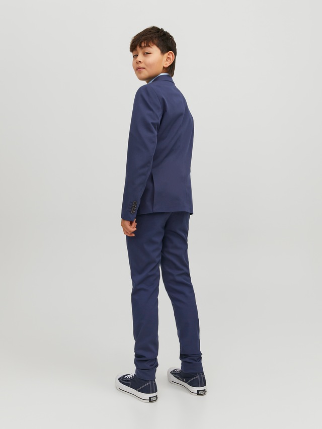 Jack & Jones Junior Anzughose »JPRSOLAR elastisch, pflegeleicht, komfortabel« unifarben, modisch, slim fit, Web