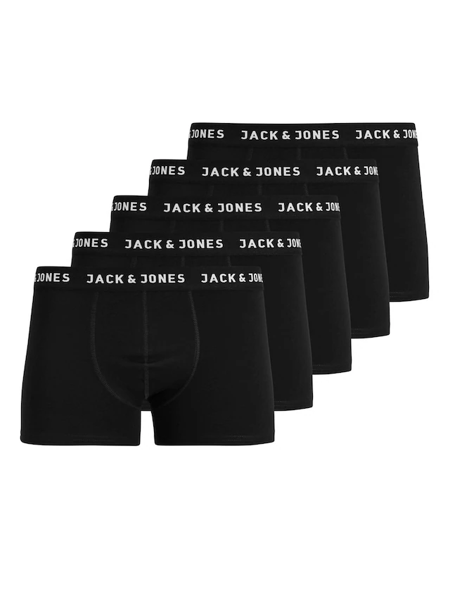 Jack & Jones Junior Trunk »JACHUEY eng anliegend, mit Stretchbund, 5er Pack« Packung, 5 Stk. unifarben, casual, eng, Jersey