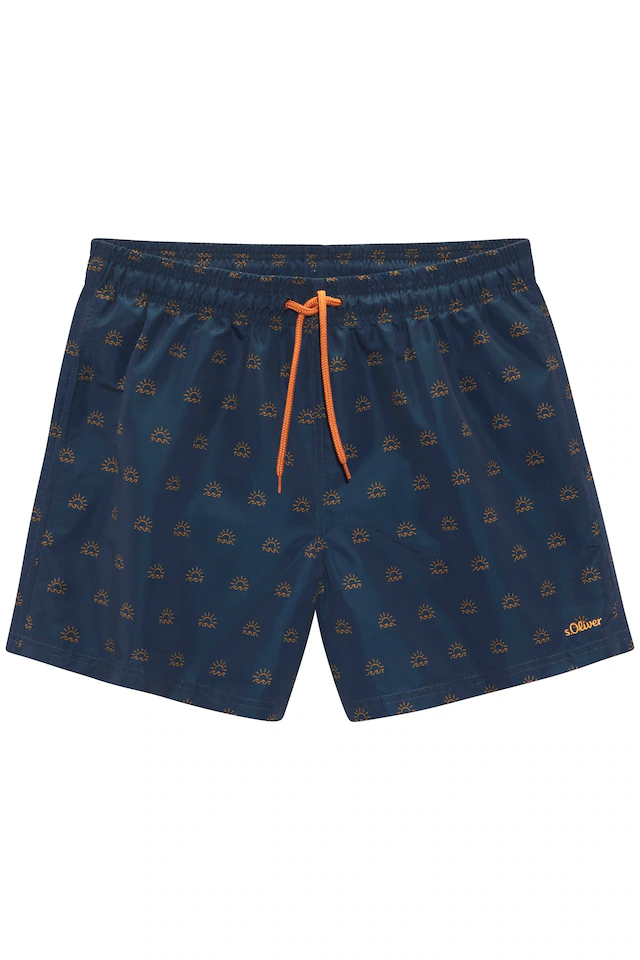 s.Oliver Badeshorts mit modischem Alloverprint