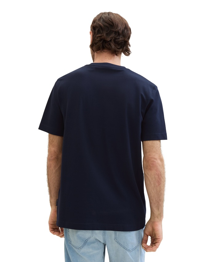 TOM TAILOR T-Shirt mit Pique Struktur