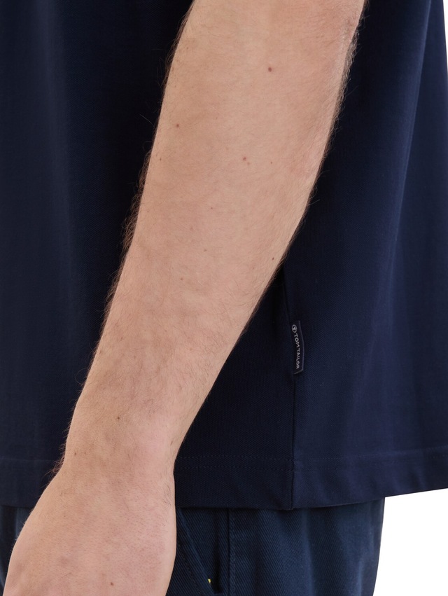 TOM TAILOR T-Shirt mit Pique Struktur