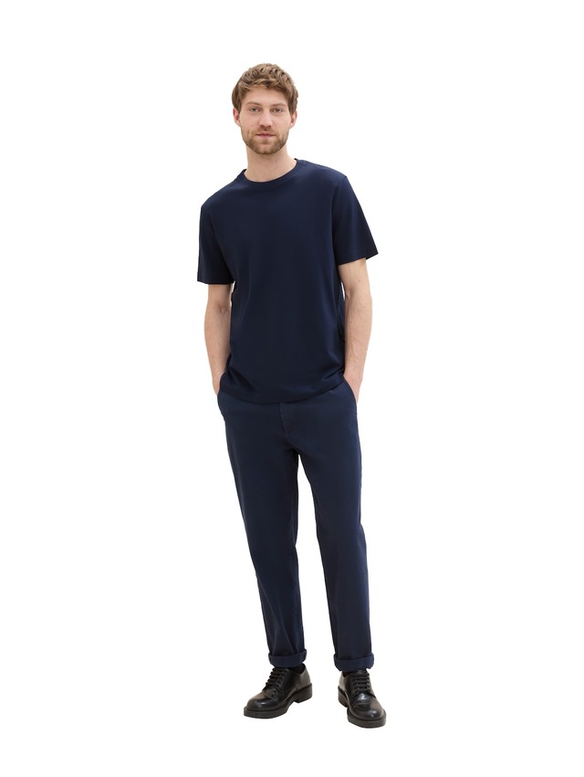 TOM TAILOR T-Shirt mit Pique Struktur