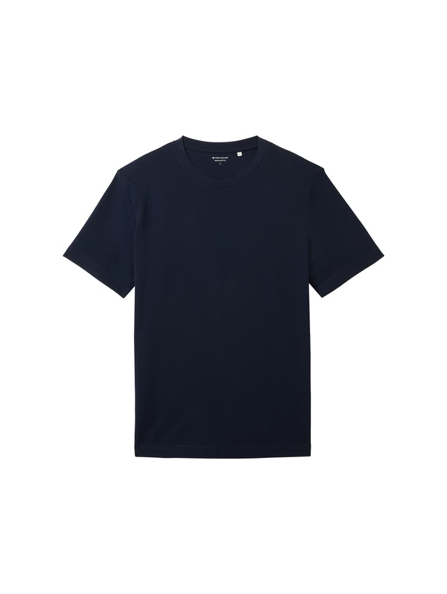 TOM TAILOR T-Shirt mit Pique Struktur