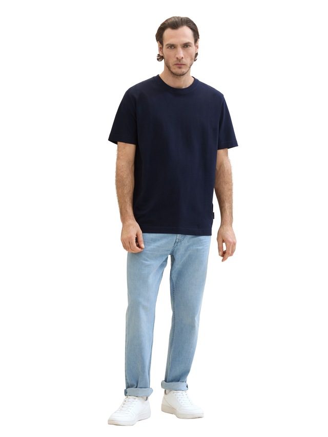 TOM TAILOR T-Shirt mit Pique Struktur