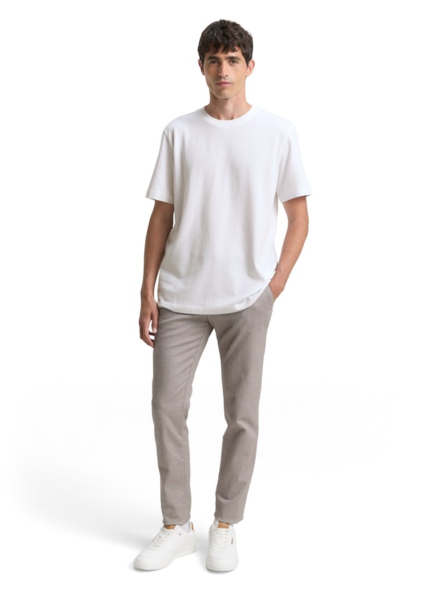 TOM TAILOR T-Shirt mit Pique Struktur