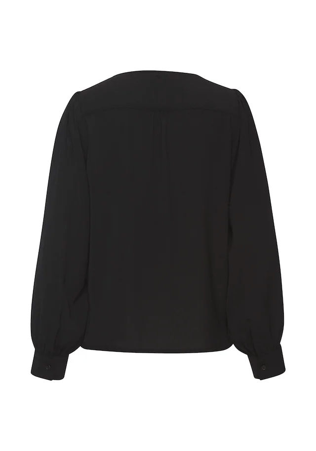 LASCANA Langarmbluse »mit Reißverschlussdetail vorn« elegante Damenbluse, lockeres Blusenshirt, Business-Look, festlich
