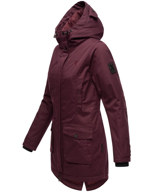 Navahoo Parka »Brinjaa« mit Kapuze Modischer Winter Kurzmantel mit zahlreichen Taschen