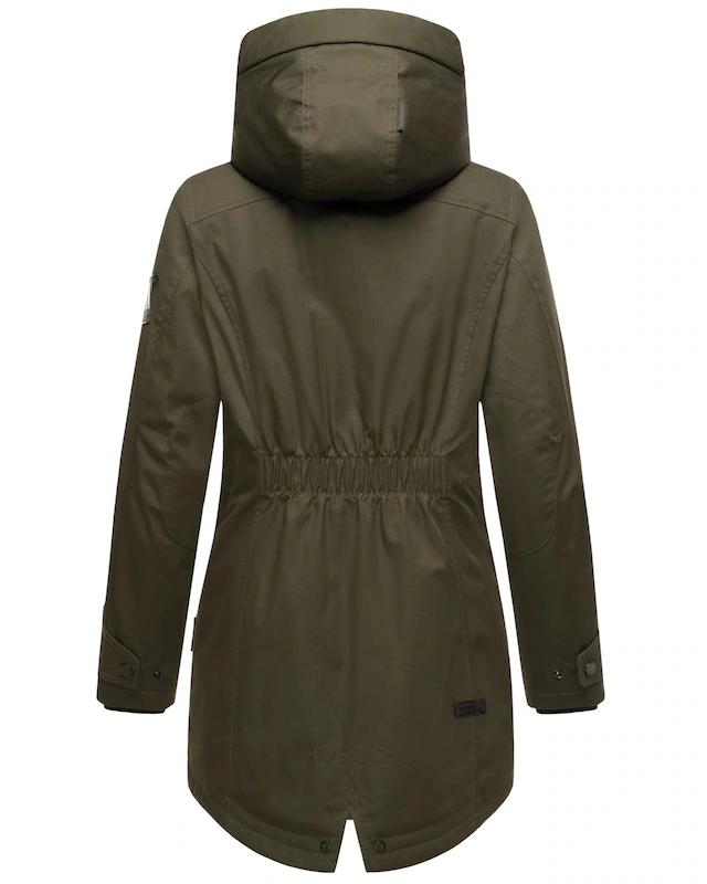 Navahoo Parka »Brinjaa« mit Kapuze Modischer Winter Kurzmantel mit zahlreichen Taschen