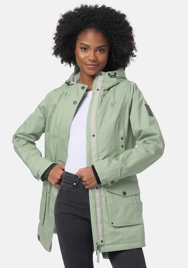 Navahoo Parka »Brinjaa« mit Kapuze Modischer Winter Kurzmantel mit zahlreichen Taschen